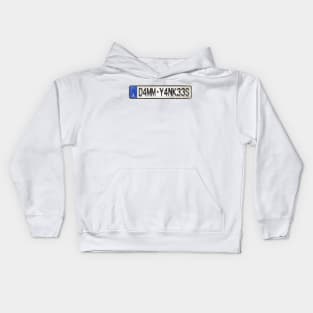 Damm Yankees - License Plate Kids Hoodie